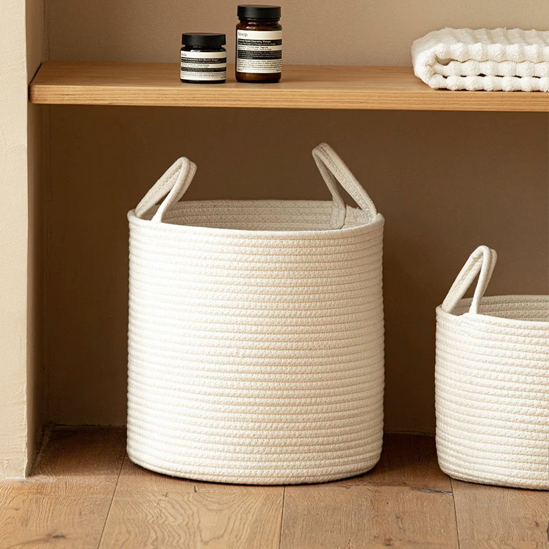Woven Cotton Nursery Storage basket