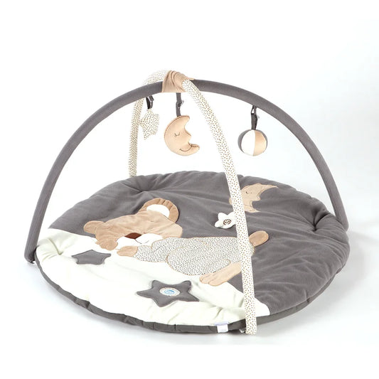 Sleeping Bear Baby Gym with Hanging Toys
