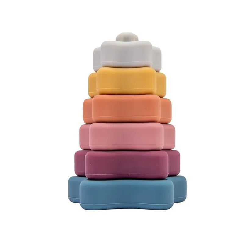 Baby Soft Jenga Building Blocks – Silicone Stacking Toy