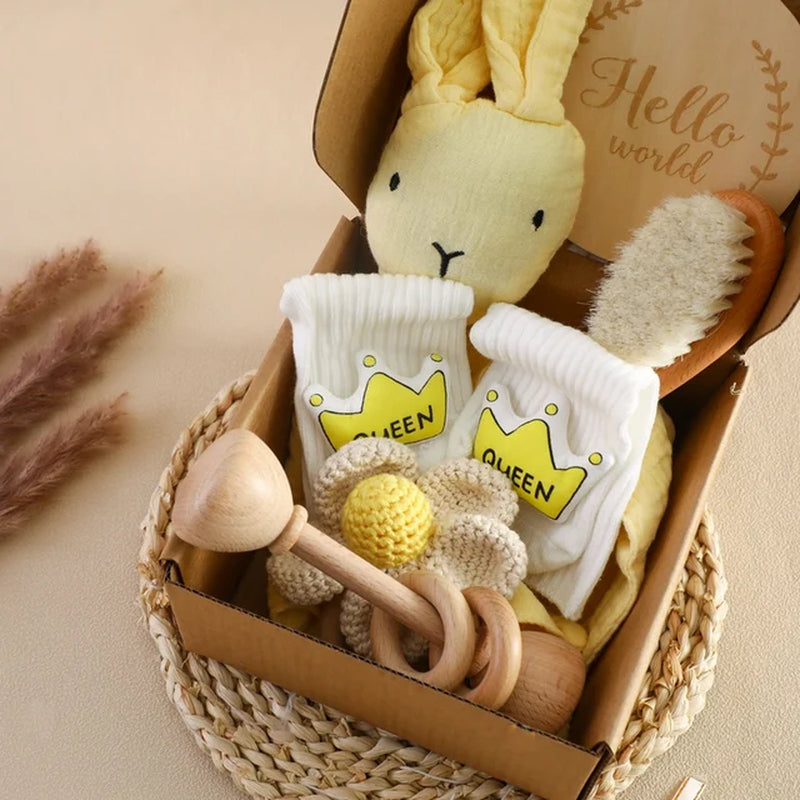 Baby Gift Box Set - Yellow Rabbit