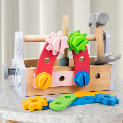 Kids Wooden Tool Box