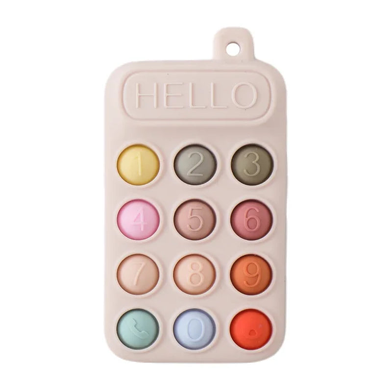 Baby Silicone Teether Toy Mobile Phone