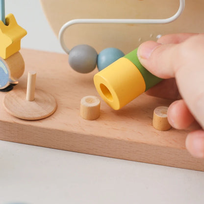 Skandi Sky Voyager Montessori Wooden Space Toy