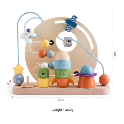 Skandi Sky Voyager Montessori Wooden Space Toy