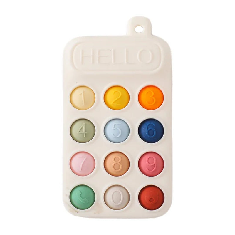 Baby Silicone Teether Toy Mobile Phone