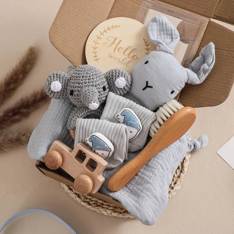 Baby Gift Box Set - Grey Elephant