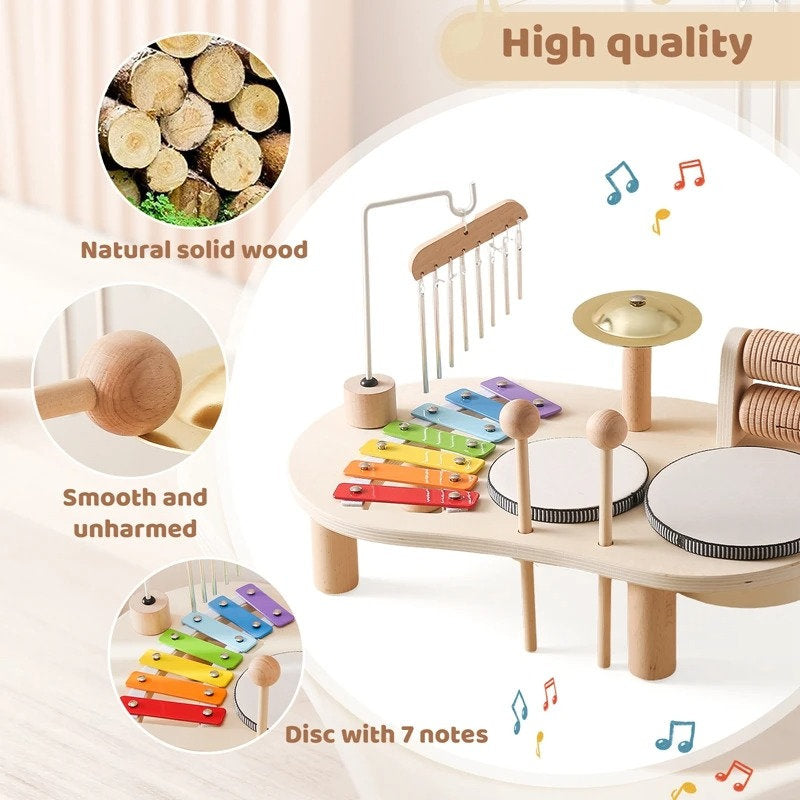 Lilla Musik Explorer Wooden Multi-functional Musical Instrument